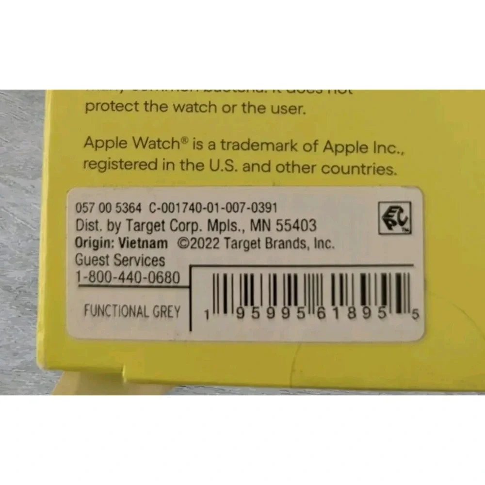 F5. All in Motion Watch Band for Apple‎ Watch 38/40/41mm - Wrists 135-195mm Gray